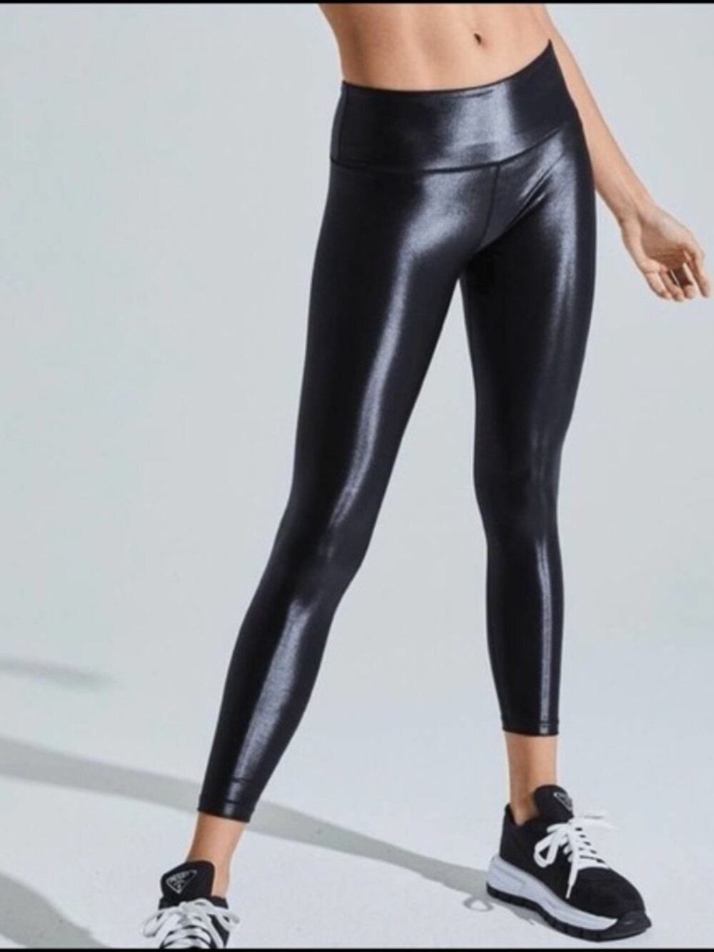 Noli Liquid Leggings Black Gloss Size S